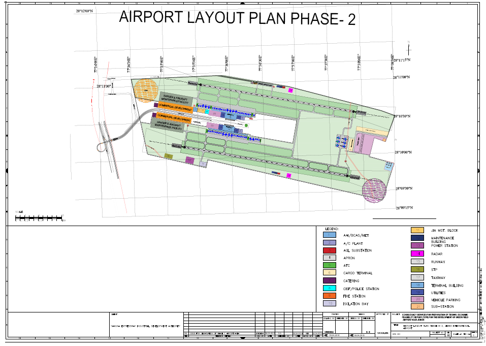 Jewar Airport Master Plan Map Phase -2