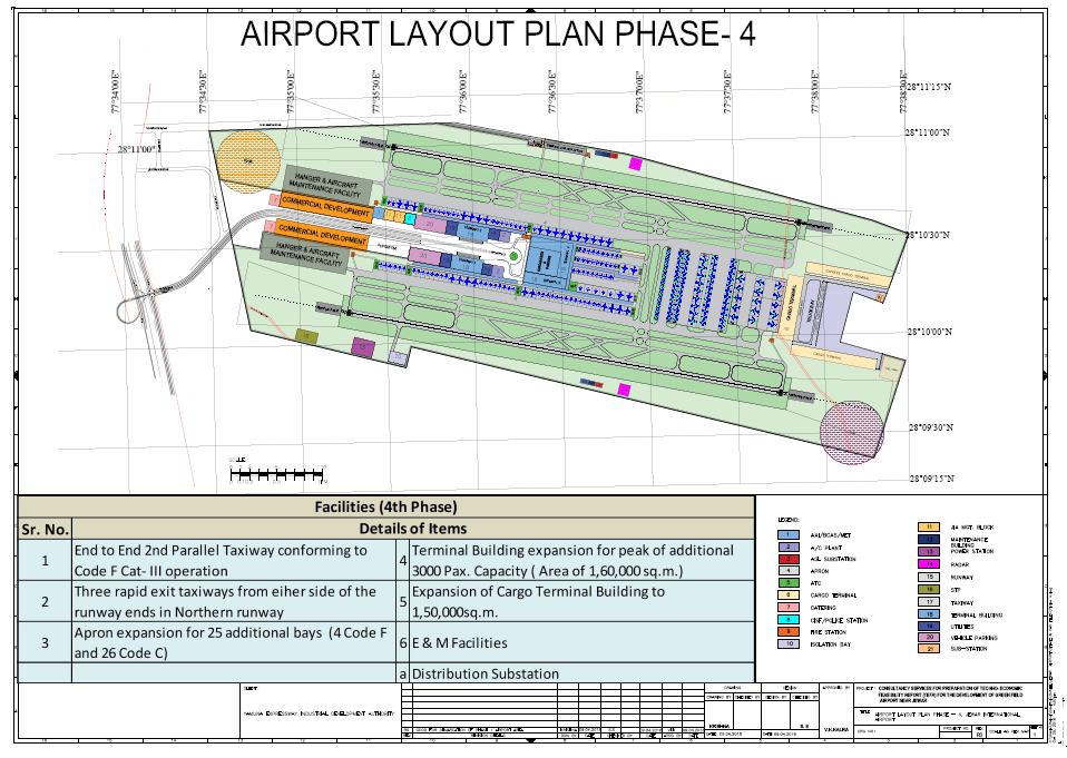 Jewar Airport Master Plan Map Phase -4