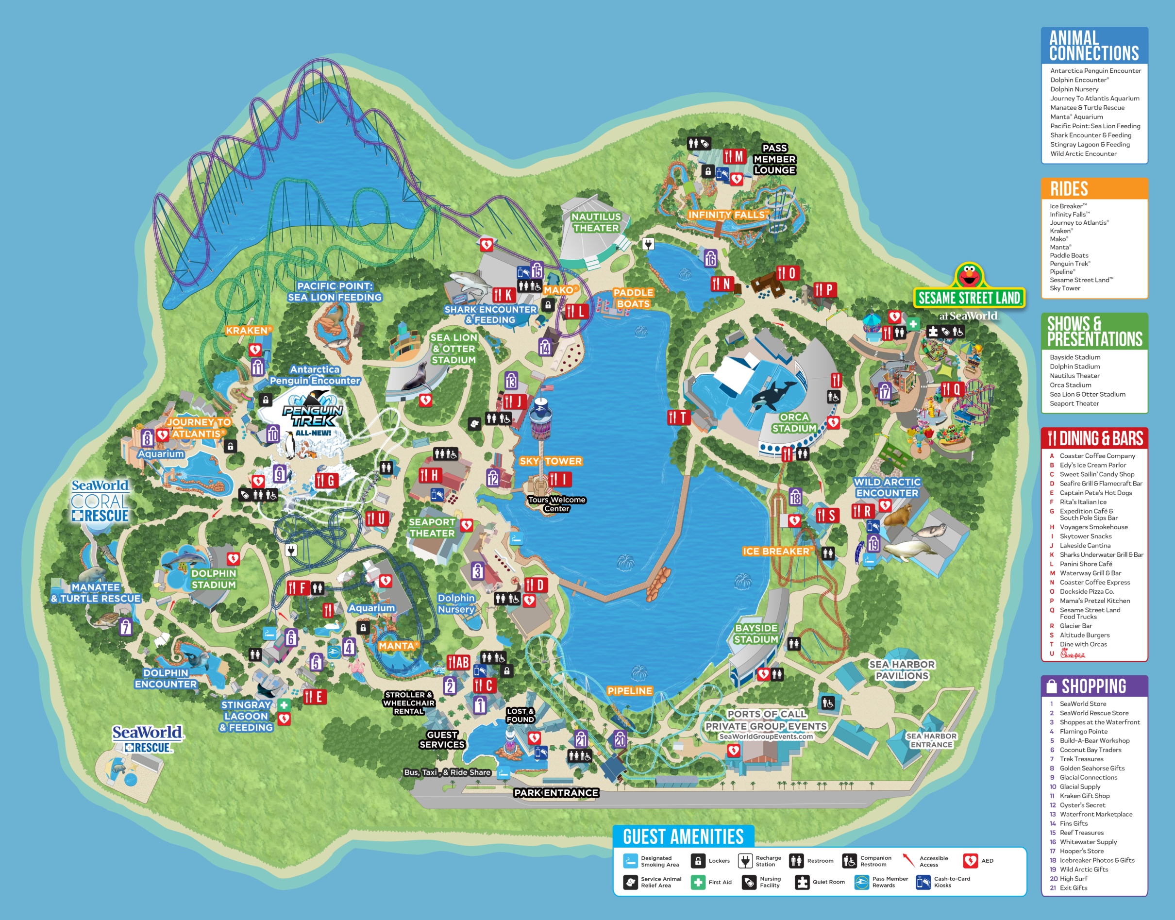  SeaWorld-Orlando-park-map