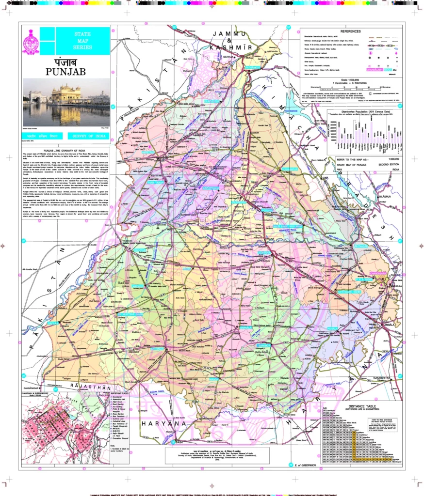 Punjab Road Map PDF HD PNG JPG Download MapInside