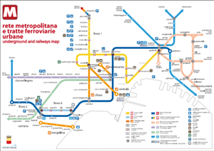 Naples Metro Map 2025